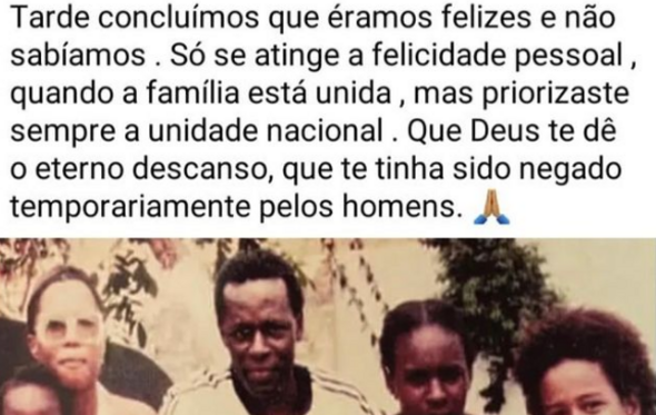 Tchizé revela mensagem da mãe a José Eduardo dos Santos