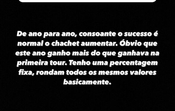 Fernando daniel, story, cachês