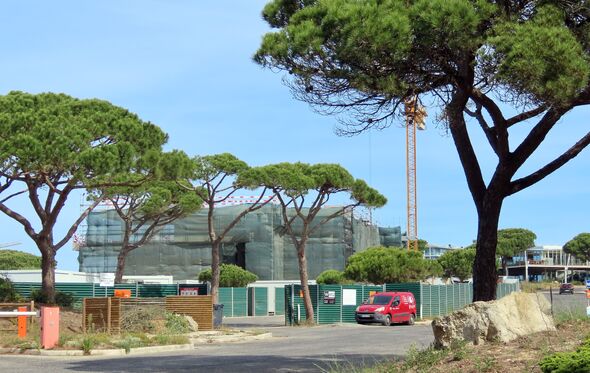 Obras da mansão de Cristiano Ronaldo na Quinta da Marinha, Cascais