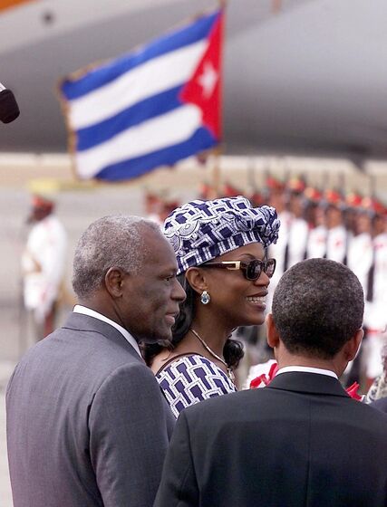 Ana Paula dos Santos e José Eduardo dos Santos 