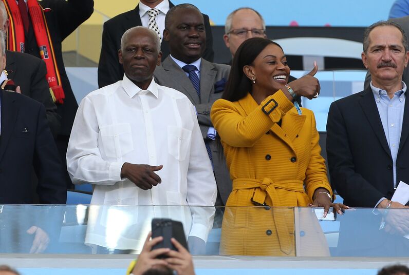 Ana Paula dos Santos e José Eduardo dos Santos 