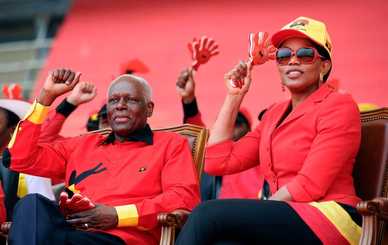 Ana Paula dos Santos e José Eduardo dos Santos 