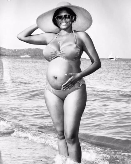 Tchizé dos Santos grávida