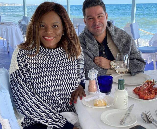 Tchizé dos Santos com Pedro Caldeira