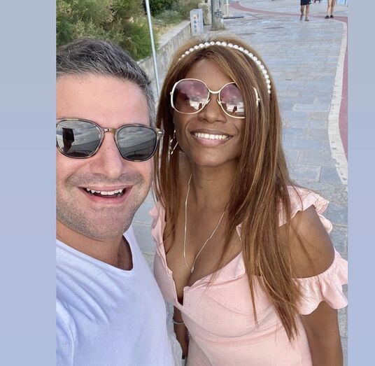 Tchizé dos Santos com Pedro Caldeira 