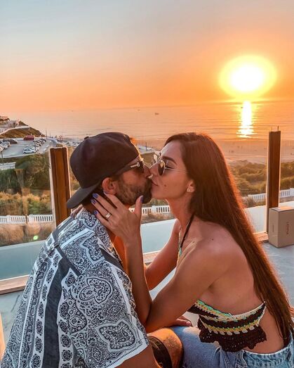 Pedro Guedes e Kelly Baron
