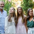 Rei Felipe, Letizia, Leonor e Sofia