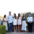 Rei Felipe, Letizia, Leonor e Sofia