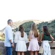 Rei Felipe, Letizia, Leonor e Sofia
