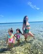 Georgina Rodríguez com os filhos