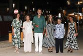 Letizia, Sofia, Felipe VI, Leonor, Irene