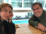 Bruno de Carvalho com a filha Catarina
