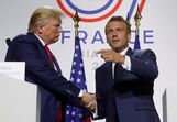 Donald Trump e Emmanuel Macron