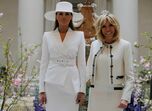 Melania Trump e Brigitte Macron