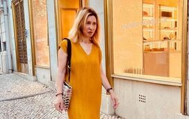 Judite Sousa aproveita manhã de sábado para ver as montras na rua mais luxuosa de Lisboa