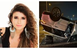 Cantora Paula Fernandes envolvida em grave acidente de carro: "Achei que seria o nosso fim"