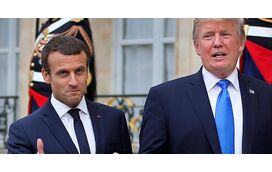 Tardou mas não faltou! O comentário irónico de Donald Trump sobre o "tabefe" de Brigitte a Emmanuel Macron