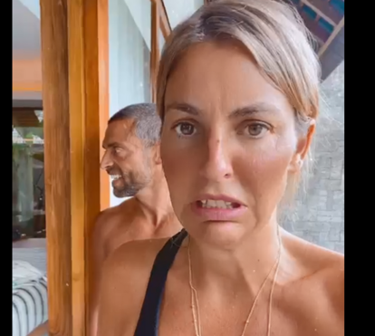 Jessica Athayde e Diogo Amaral 'assaltados' no quarto de hotel, na Indonésia