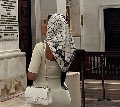Look de Georgina Rodriguez em Fátima custa mais de dez mil euros