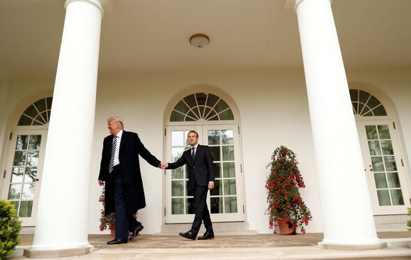 Donald Trump e Emmanuel Macron