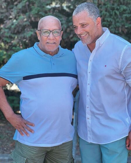 Daniel Kenedy com o pai