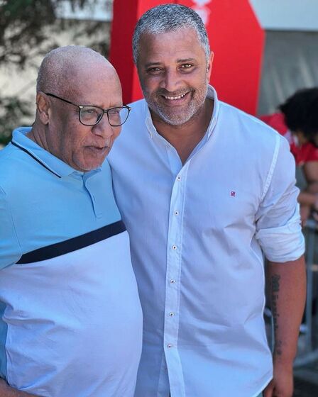 Daniel Kenedy com o pai 