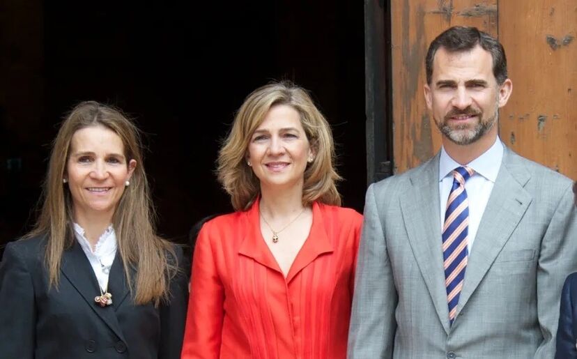 Rei Felipe VI, infanta Cristina, infanta Elena