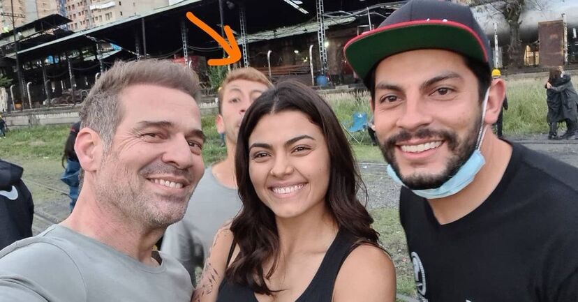 Pêpê Rapazote nas gravações de 'Rainha do Sul'