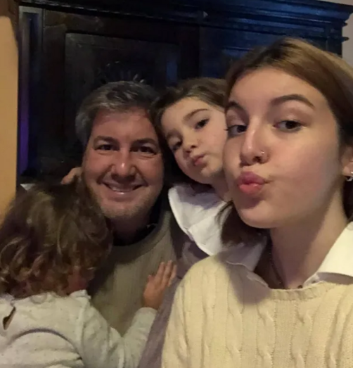 Bruno de Carvalho com a filha Catarina
