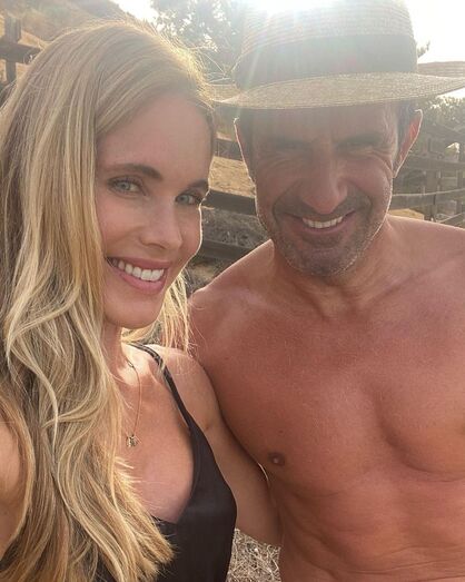 Luís Figo e Helene Svedin