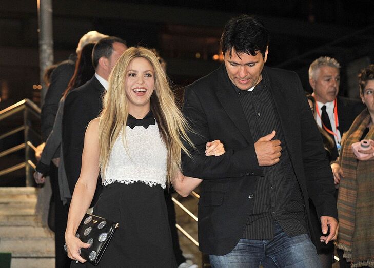 Shakira com o irmão Tonino