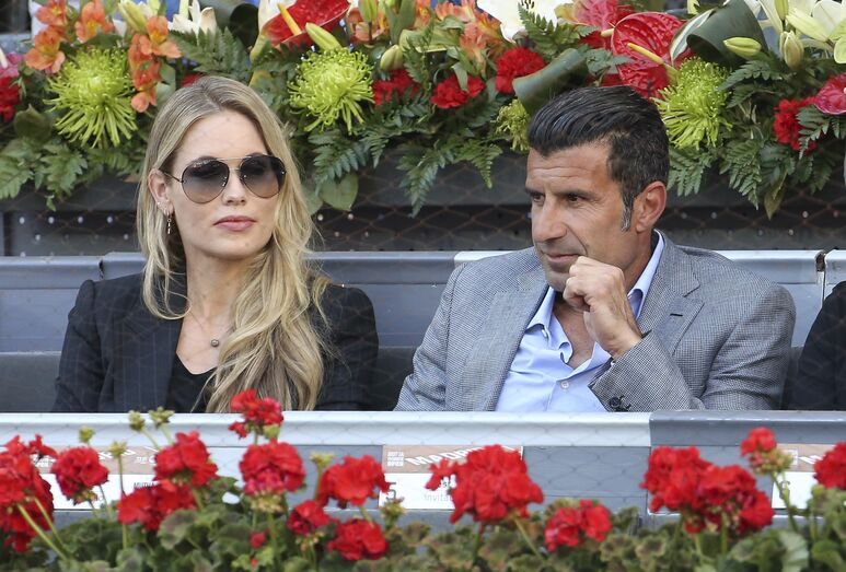 Helen Svedin e Luís Figo 