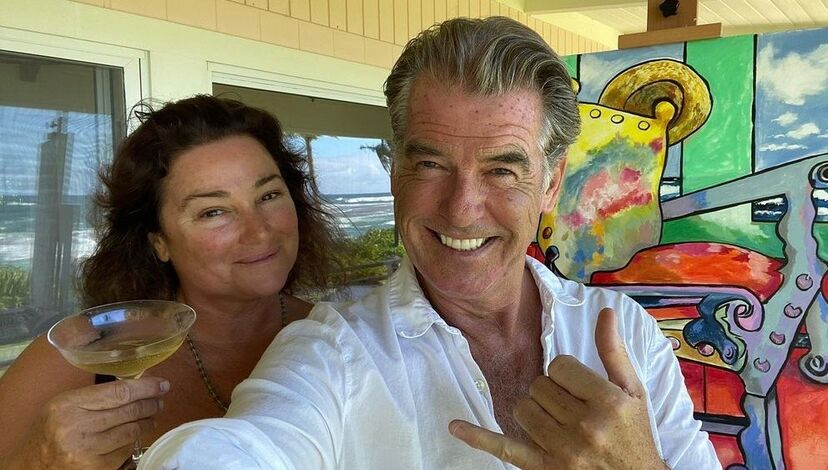 Pierce Brosnan, Keely Smith