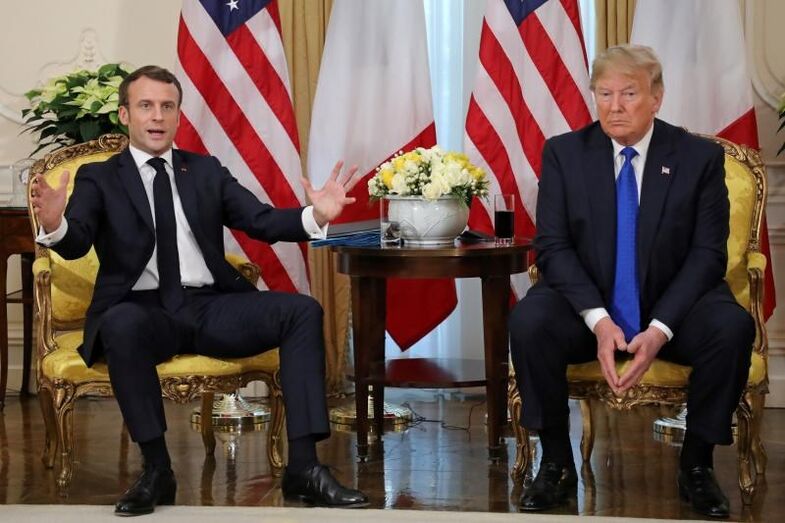 Donald Trump e Emmanuel Macron