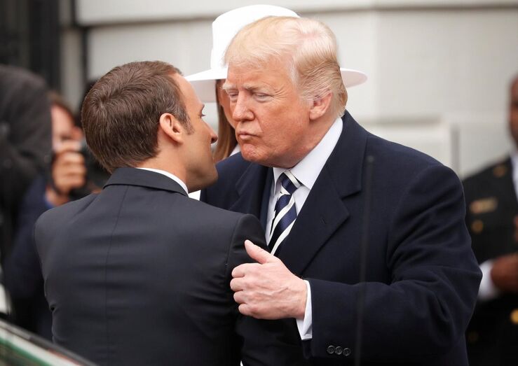 Donald Trump e Emmanuel Macron
