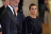 Família real espanhola, Felipe VI, Letizia, funeral Isabel II