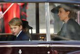funeral Isabel II, Kate Middleton, príncipe George, princesa Charlotte