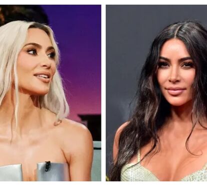 O antes e depois de Kim Kardashian