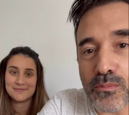 Depois do susto de saúde, Marco Horácio mostra primeiras imagens da filha recém-nascida: 'Ela é muito linda'
