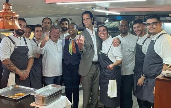 Nick Cave na Casa de Chá da Boa Nova, do chef Rui Paula 