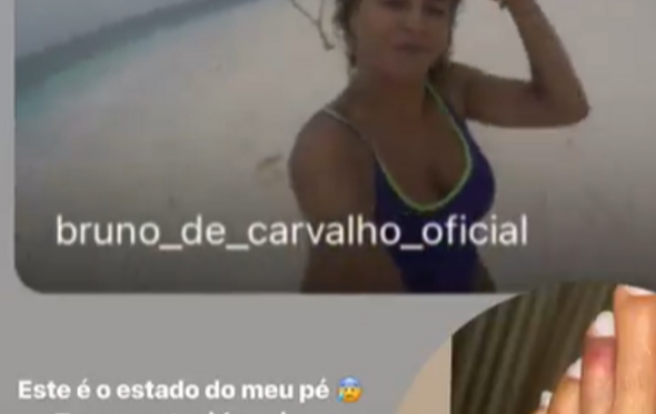 Liliana Almeida, Bruno de Carvalho, acidente