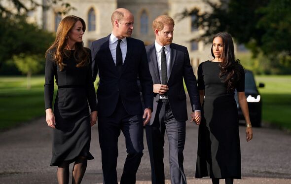 William, Harry, Meghan, Kate