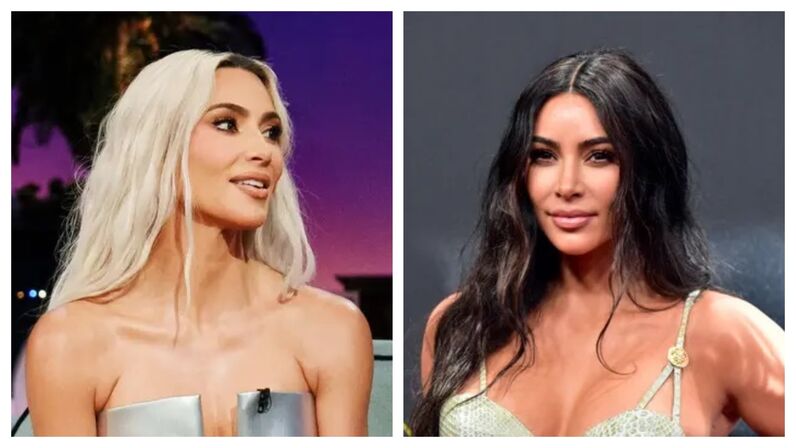 O antes e depois de Kim Kardashian