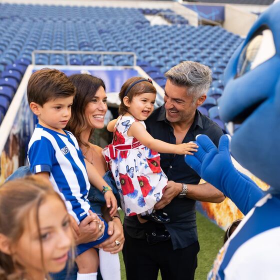 Vítor Baía e Andreia Santos