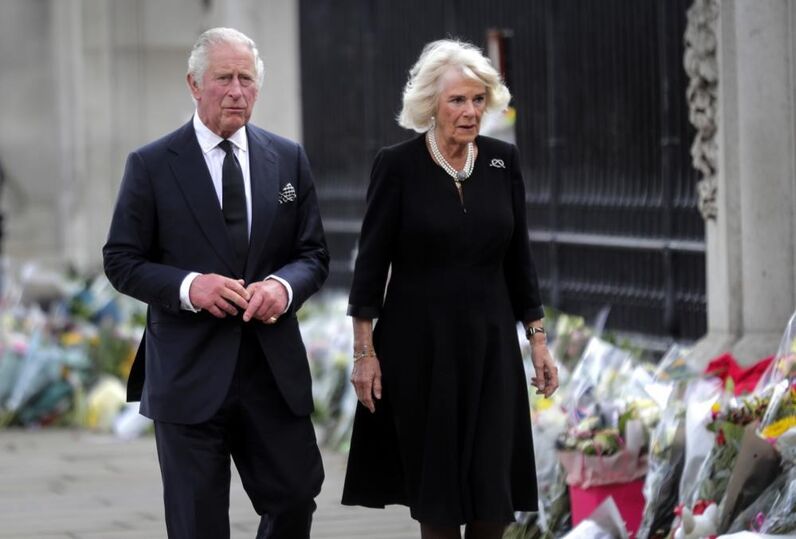 Camilla nas homenagens a Isabel II