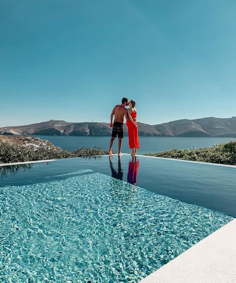 Gustavo Santos, Mafalda Rodiles, Mikonos, Grécia