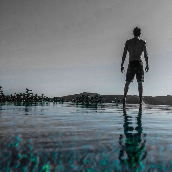 Gustavo Santos, Mafalda Rodiles, Mikonos, Grécia