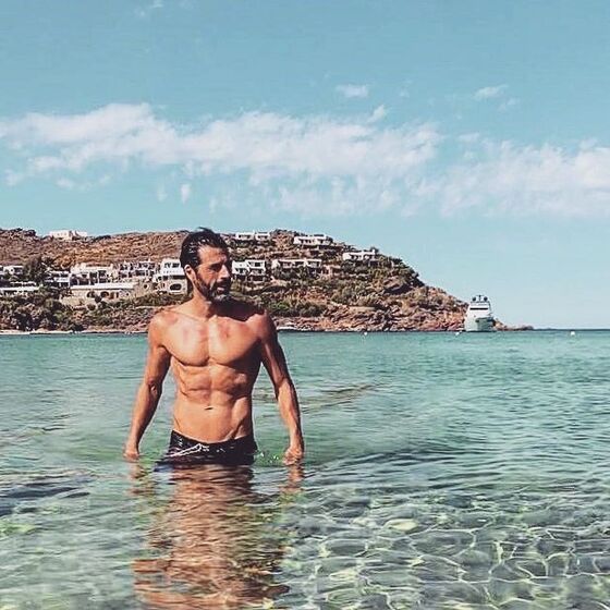 Gustavo Santos, Mafalda Rodiles, Mikonos, Grécia