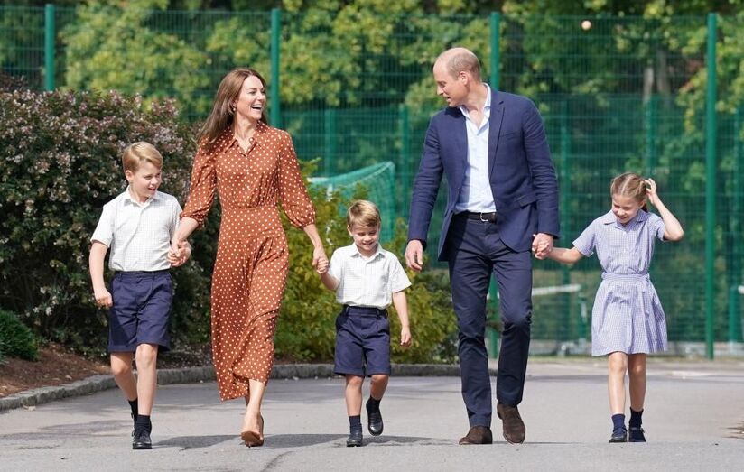 Kate Middleton, William e os filhos