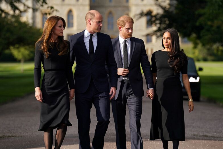 William, Harry, Meghan, Kate